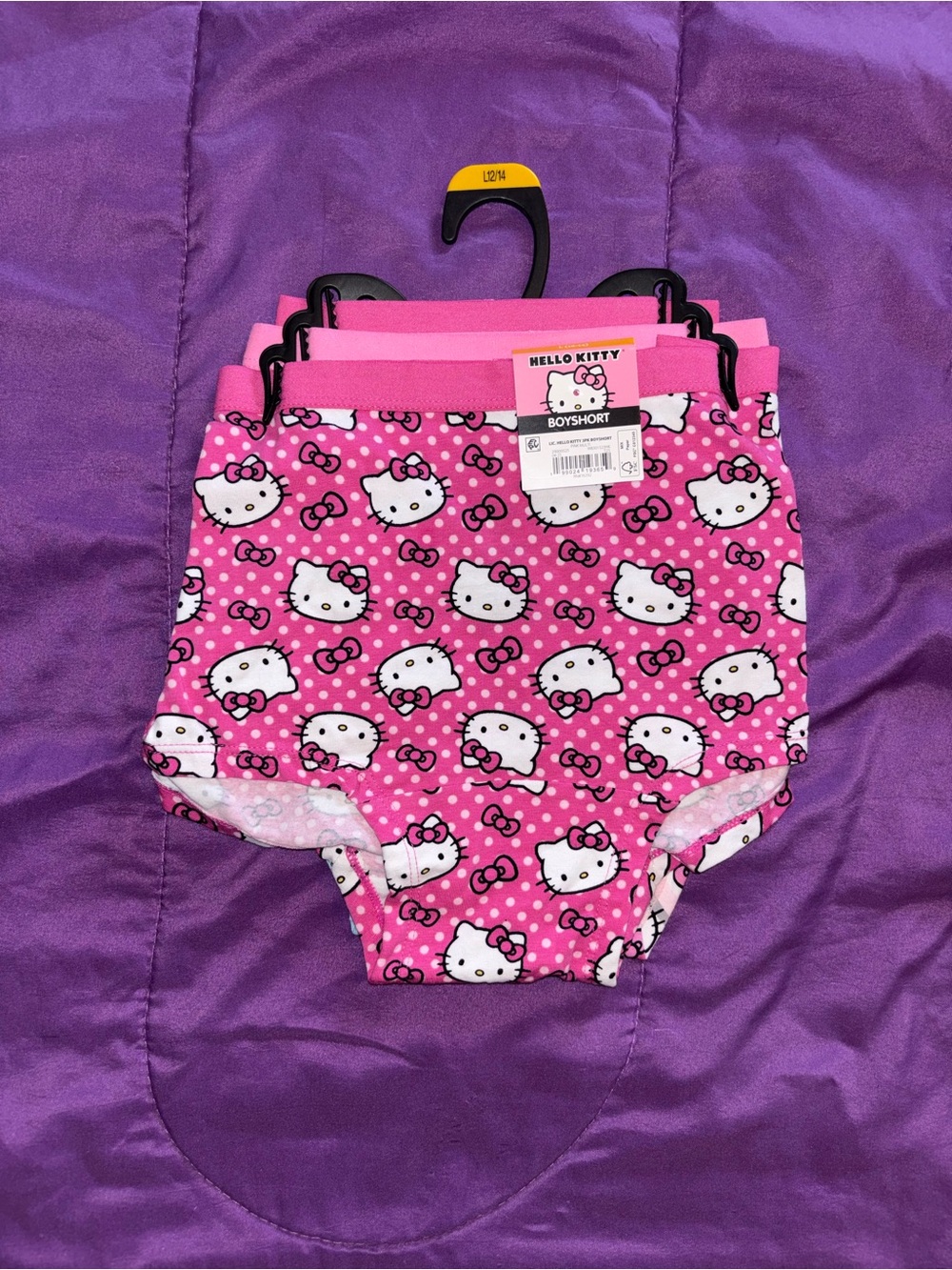 Sanrio Hello Kitty Pink Briefs - 3 Pack